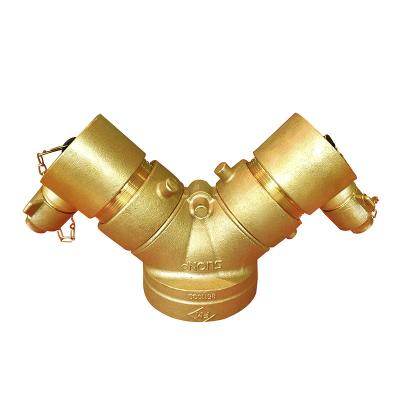 China High quality two way brass valve UL/FM EXPOSED INLET FIREFIGHTER CONNECTIONplugs adapter set for sale