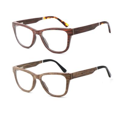 China Custom Men Reading Logo Quality Size Wooden Glass Sunglasses Frames, Eyewear Optical Frame Wood, Optical Frames Wooden Flat Glasses. for sale