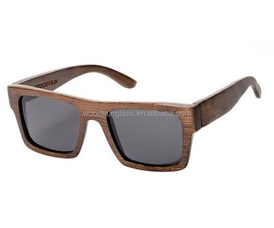 China Bamboo Sunglasses Brown Bamboo Sunglasses , Bamboo Sunglasses Polarized for sale