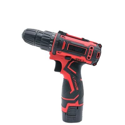 China Hotest 2022 16.8V lithium-ion battery charging drill set screwdriver tools two-speed cordless electric power drill 195*190*50mm for sale