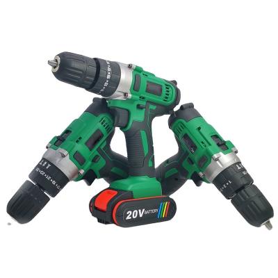 China Factory Price Household Machine- The 20V 200*190*50mm Brushless Two-Speed ​​Li-ion Electric Cordless Mini Drill Rechargeable Battery zu verkaufen