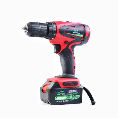 China rechargeable 36V lithium battery machine- the electric brushless cordless home electric drill industrial tool kit 2.0Ah for sale