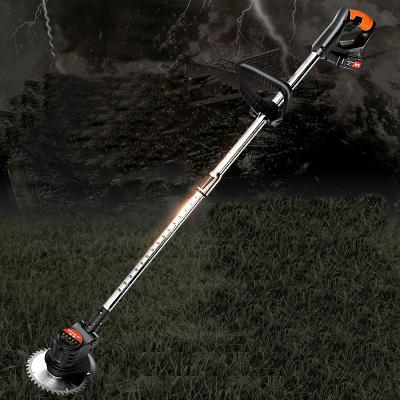 中国 DC 42V Lithium Cordless Grass Motor Electric Grass Trimmer Battery Telescopic Cordless Grass Trimmer 販売のため