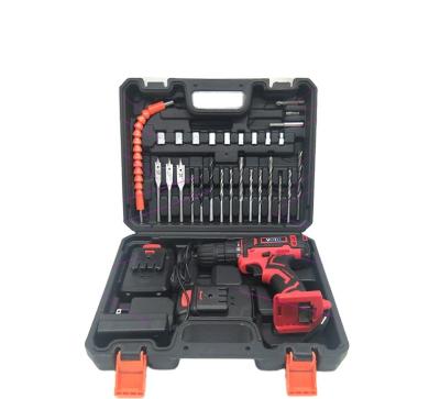 China Wholesale 20V 21V 36V 28PCS DIY Screw Machine Tool Combo Set Tool Electric Drill Plastic Box Brushless Cordless Kit for sale