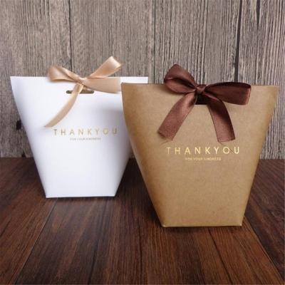 China ECO Kraft Paper Bags Direct Selling Custom White Kraft Paper Gift Bag Paper Bags OEM Wholesale for sale