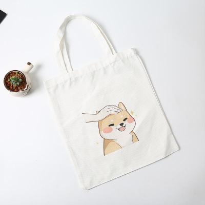 China Gift & Craft Customized Large Eco Friendly Foldable Reusable Custom Design Cotton Bag Cotton Canvas for sale