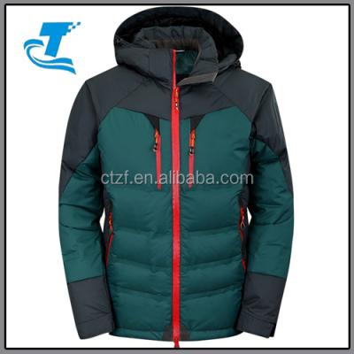 China Duck Down Jacket Men Down Jacket Breathable White Outdoor Stand Collar Winter Windproof Waterproof Coat for sale