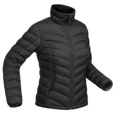 China OEM High Quality Women's Down Jackets, Public Winter Thick Zipper Hooded Puffer Jacket for sale