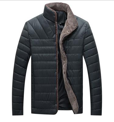 China Breathable Men Warm Coat Casual Turn Down Collar Single Breasted Winter Jacket for sale