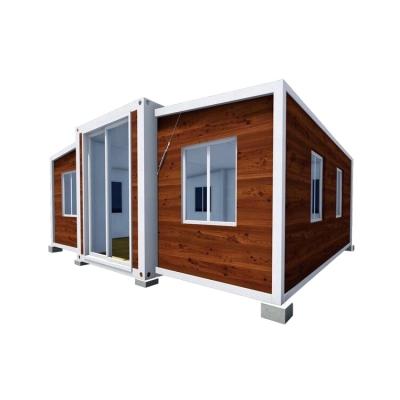 China Modern Custom Wood Grain 40 Ft Expandable House 20Ft Expandable Container Home Expandable Container for sale