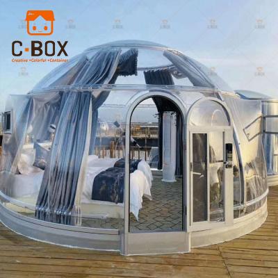 China Water Proof/Glamping Fireproof Outdoor Hotel Dome Tent 2m 3m 4m 5m Geodesic Transparent 9m Dome Prefab Room For Sale for sale