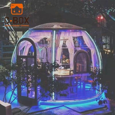 China Water Proof/Fireproof Outdoor Camping Modular Prefab Garden Igloo Geodesic Dome House Dome Living Room For Sale for sale