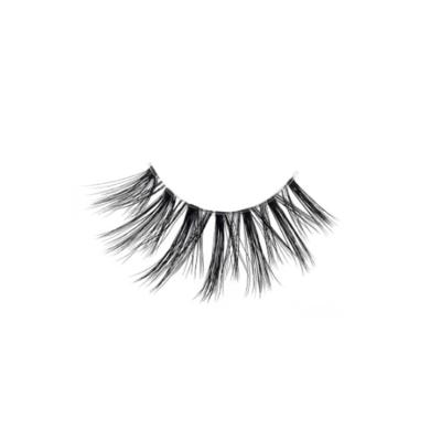 China Chemical fiber 3d stem false eyelash natural transparent crystal soft natural false eyelash for sale