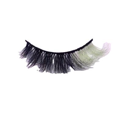 China Fake Colored Mink Colored Lashes Makeup Trend Highlights Mink Party Focus Eyelashes New for sale