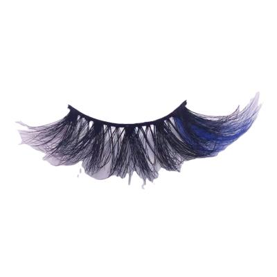 China New Arrival Natural Colorful Private Logo Full Strip Mink Eyelashes 3D Mink Eyelashes 3D Mink Lashes for sale