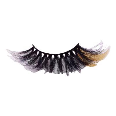 China Wholesale High Quality Color Mink Eyelashes False Eyelashes From China Natural Eyelash Supplier for sale