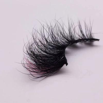 China Wholesale High Quality Color Mink Eyelashes False Eyelashes From China Natural Eyelash Supplier for sale