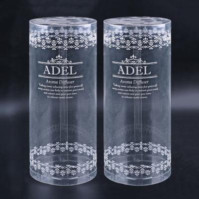 China Materials Factory Sale Recycled OEM PP Cylinder Plastic Round Packaging Box For Gift for sale