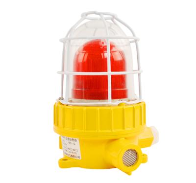 Cina Iron and steel metallurgy red/yellow/bule explosive proof led audio and video light and security horn alarm for security system in vendita