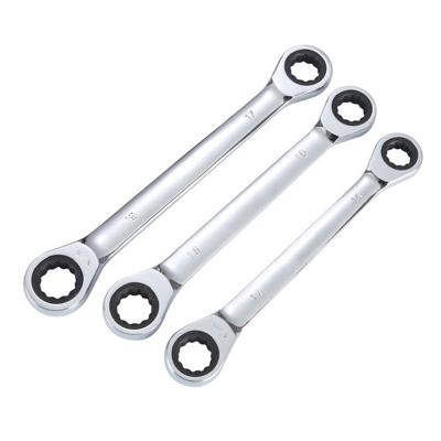 China Mending Garmany Adjustable Ring Spanner Ratcheting Hot Selling Metric Double Side Gear for sale