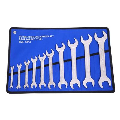 China High Quality Hot Selling 45# Steel Open Ended Spanner Professional Hand Tools Set For Car for sale