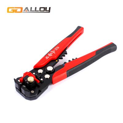 China Multifunctional Carbon Steel Wire PVC Handle Network Cable Crimping Stripping Pliers Clips for sale