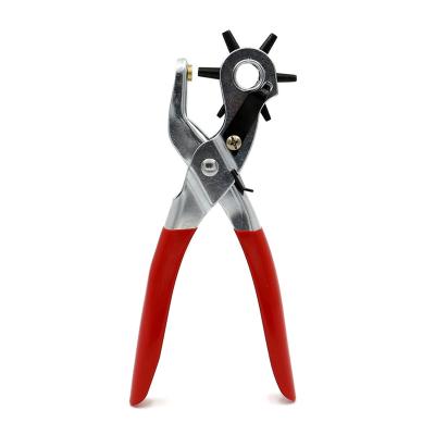 China Metal DIY Tool Leather Belt Steel Manual Hand Held Spinning Punch Pliers for sale