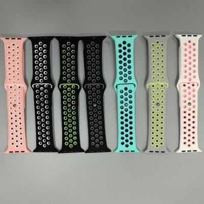 China Colorful Silicone Sports Rubber Strap For Smartwatch T500 F20 W26 X7 FK78 S20 Band 42mm/44mm Rubber Strap Watch Band for sale