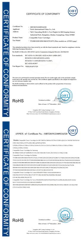 RoHS - Tatrix International China Co., Ltd.