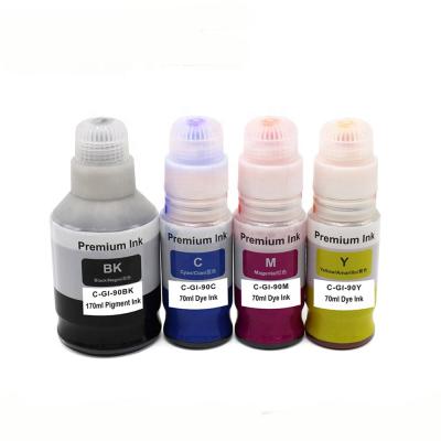 China Tatrix GI-90 GI90 Bottle Refill Inkjet Compatible Eco-friendly Water Based Bulk Ink For Canon PIXMA GM2090 G6092 for sale