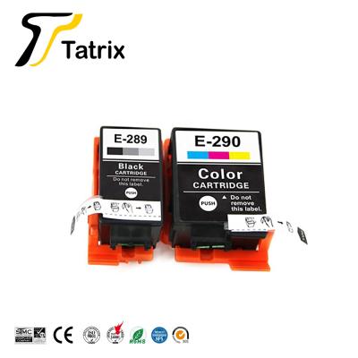 China Compatible Tatrix T289 T290 China Cartridge Compatible Premium Color Inkjet Printer For Epson Workforce WF-100 for sale