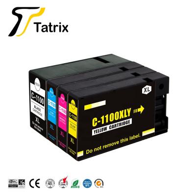 China Compatible Tatrix PGI-1100XL Premium Color Compatible Ink Cartridge Printer For Canon MAXIFY MB2010 MB2110 for sale