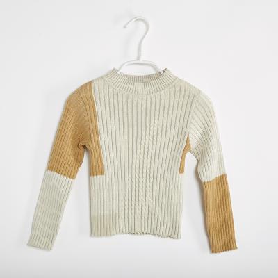 China 2020 Autumn/Winter Children's New Design Viable Pit Sweater Boy Contrast Color Round Neck Knit Sweater for sale