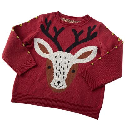 China Sustainable Manufacturer Custom Kids Knitwear OEM ODM Knitted Ugly Sweater Ugly Christmas Knit Sweater For Kids for sale