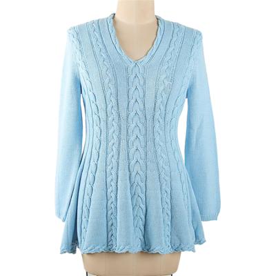 China Anti-wrinkle Factory Direct Sales Madame Winter Oversized Knitting Sweater for sale