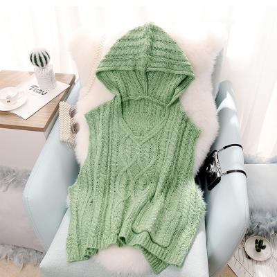 China Anti-Wrinkle Factory OEM Mohair Sweater For Women Knit Top Without Sleves Audlt Hoodies Sweater Knitwear Pullover for sale