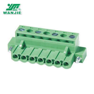 China WANJIE Pitch 10.0mm/10.16mm Other Pluggable Terminal Block WJ2EDGKM-10.0/10.16 for sale