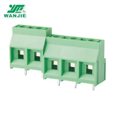 China Wanjie 9.5mm Pitch Screw Terminal Block Terminal Block WJ950-9.5 26-10awg for sale