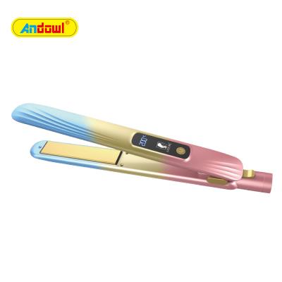 China ANDOWL Hotel Color Professional Custom Curly Hair Straight Hair Multispeed Temperature Controlled Dual Function Styling for sale