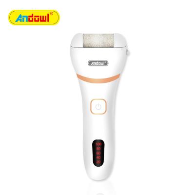 China Foot Cleanser ANDOWL USB Electric Portable Rechargeable Foot Grooming Foot Exfoliator Foot Pedicure Tool for sale