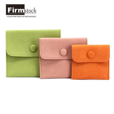 China Microfiber Cotton Buckle Travel Suede Organizer Bag Microfiber Jewelry Packaging Pouch With Custom Logo Storage for sale