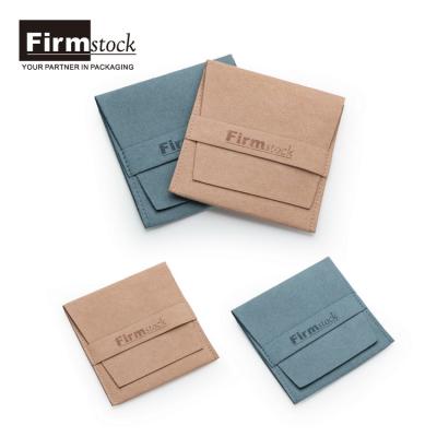 China Custom Logo Mini Leather Velvet Microfiber Jewelry Pouch Bags For Packaging Jewelry 80x80mm Or Customized for sale