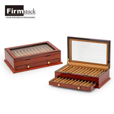 China High End Wooden Gift Boxes Wooden Boxes Luxury Presentation Gift Pen Box for sale