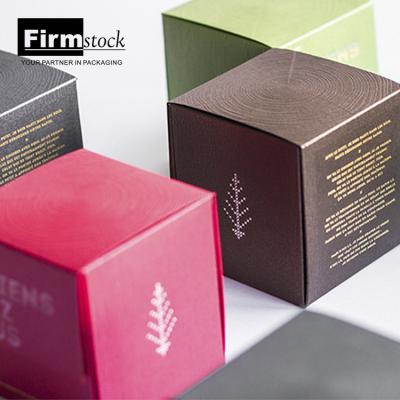 China Luxury Recycled Materials Candles Gift Private Labels Packaging Paper Boxes Jars Custom LOGO Aromatherapy Candle Box for sale