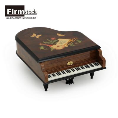 China 2022 Most Popular Wooden MDF Piano Music Box Custom Roll Up Piano Music Box for sale