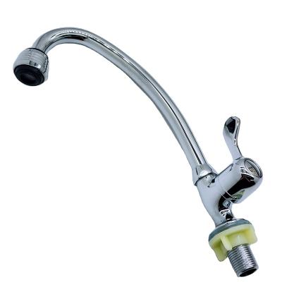 China Sense Faucets Hot Sale Durable Faucet Single Handle Countertop Cold Water Design Kitchen Faucet With Flexible Outlet Wall for sale