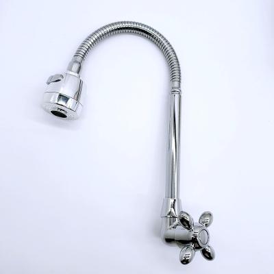 China Sense Faucets The new household cold water tap rotating wall mounted flexible hose kitchen faucet for sale