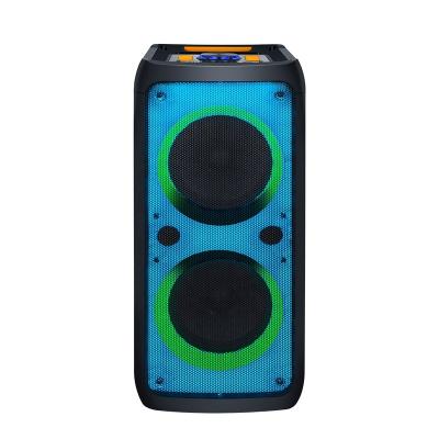 China Wireless charger for mobile phone new LED lights double 8 inch portable speaker wireless speaker from Guangzhou for sale