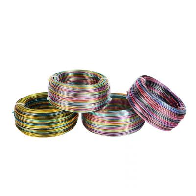 China Wholesale High Tensile Strength High Quality Eco-Friendly Garden Tools Anodized Aluminum Wire For Garden Bundle Bonsai Colored Aluminum Soft Wire for sale