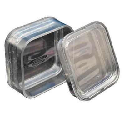 China Plastic Hollow Small Jewelry Display Storage Box Small Travel Packaging Jewelry Transparent Jewelry Box for sale